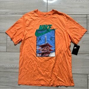 Nike Orange Graphic Men's Shirt NWT
